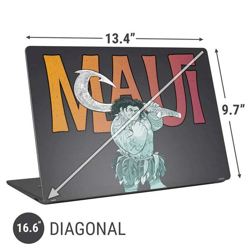 Disney Princess Moana Maui Universal Laptop 16.6in (13.4 x 9.7in) Skin